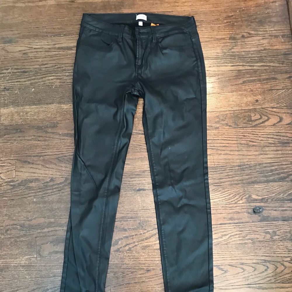 Vegan leather pants